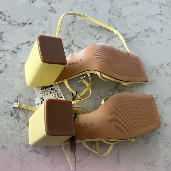 Zara yellow heels - Picture 6 of 8